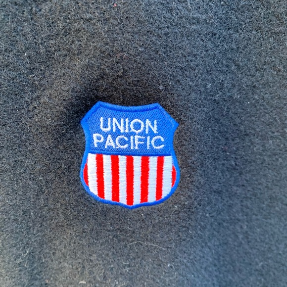 Vintage Union Pacific Railroad Embroidered Varsity Letterman Jacket - Picture 2 of 7